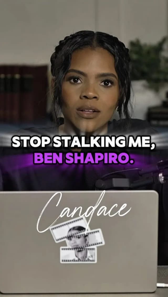 Stop Stalking Me, Ben Shapiro.